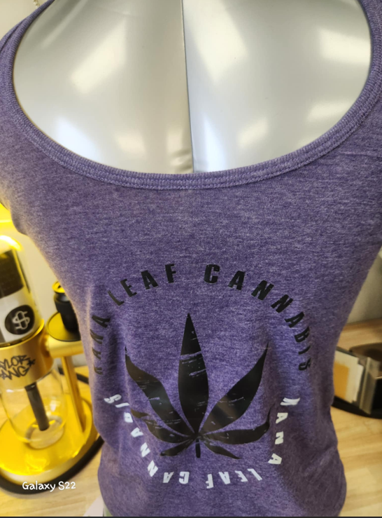 Branded Woman's Tank Top Purple Small