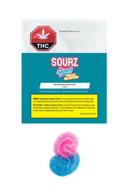 Fully Blasted Blue Raspberry Watermelon Gummy  1 Pack