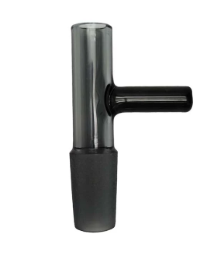 Colorful Glass Popper Bowl Black