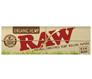 Raw Organic Hemp Rolling Paper1 1/4"