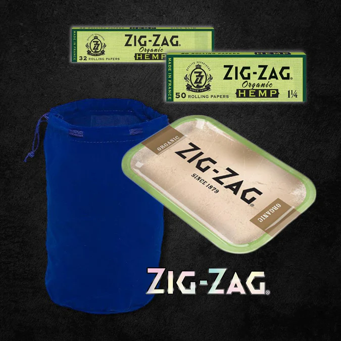 Zig-Zag - Hemp Holiday Tray Bundle W/ Papers