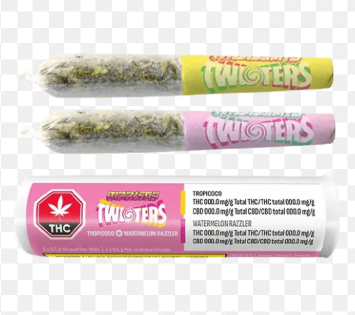 Twisters  Tropicoco & Watermelon Razzler Infused PreRoll  2x