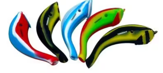 4.5" Silicone Dolphin Hand Pipe
