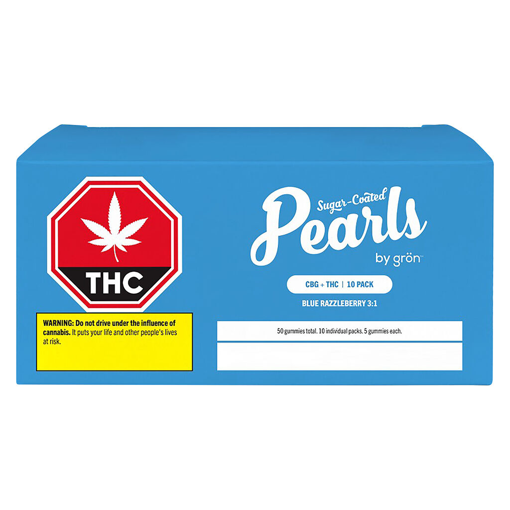 Pearls by Grön - Blue Razzleberry 3:1 CBG/THC
