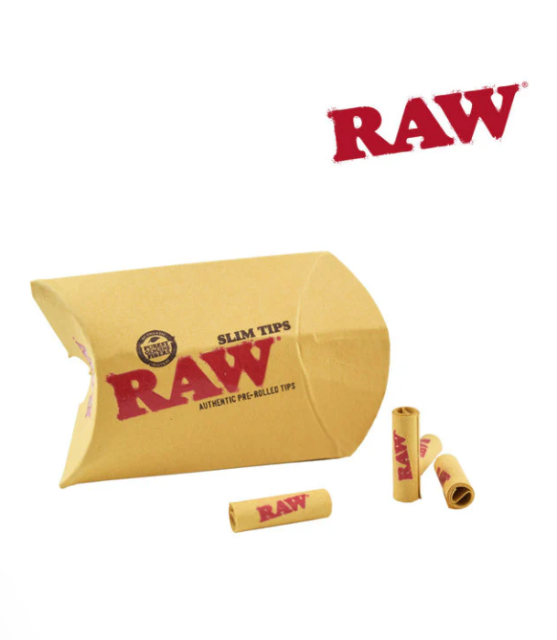 Raw Rolling paper prerolled filter tips SLIM