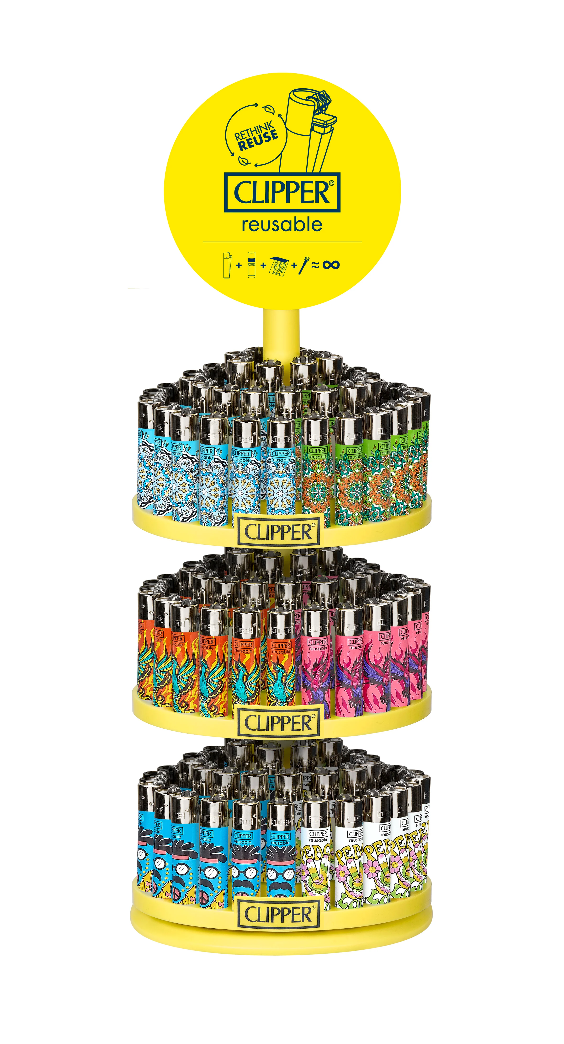 Clipper Lighter- Classic Large Lighters Mixed Designs