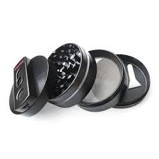 Best 2 in 1 Grinder & USB Lighter, 4 Parts (63mm)