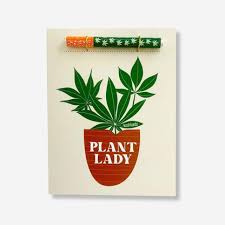 OneHitter Greeting CardPlant Lady