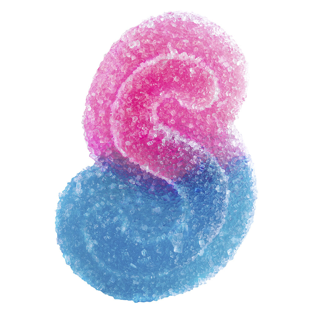 Fully Blasted Blue Raspberry Watermelon Gummies  5x1 Pack