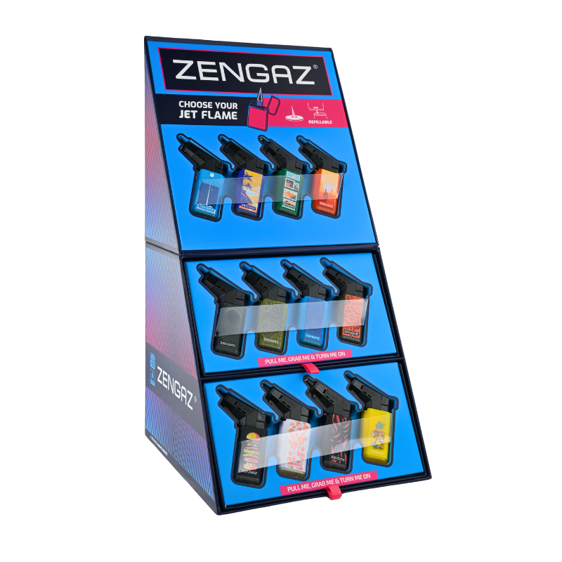 Zengaz Seven Jet (ZL19) Series 9 Rubberized Lighters