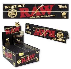 Black Inside Out King slim Rolling Paper