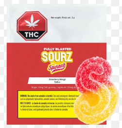 Fully Blasted Strawberry Mango Gummy  1 Pack