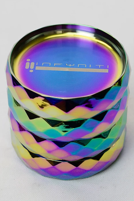 4 Parts Metal Herb Grinder  Rainbow