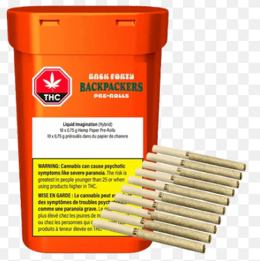 Backpackers PreRoll  Liquid Imagination  10x