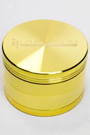 4 parts metal herb grinder Yellow