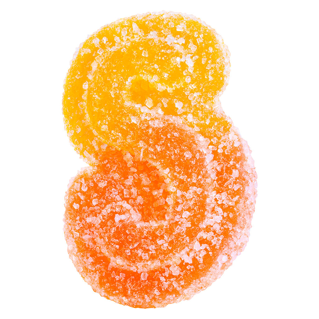 Fully Blasted Peach Orange 1:1 THC CBD Gummy  1 Pack